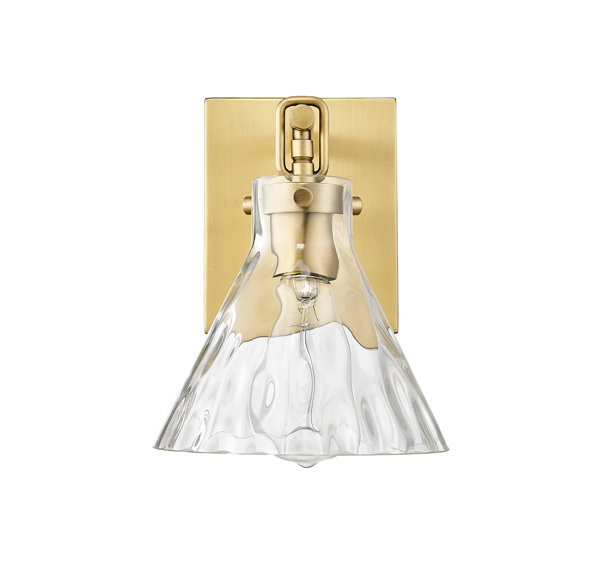 7.13'' Barlon Vintage Brass 1 Light Wall Sconce
