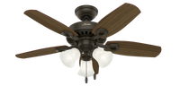 42 inch Builder New Bronze Ceiling Fan with LED Light Kit