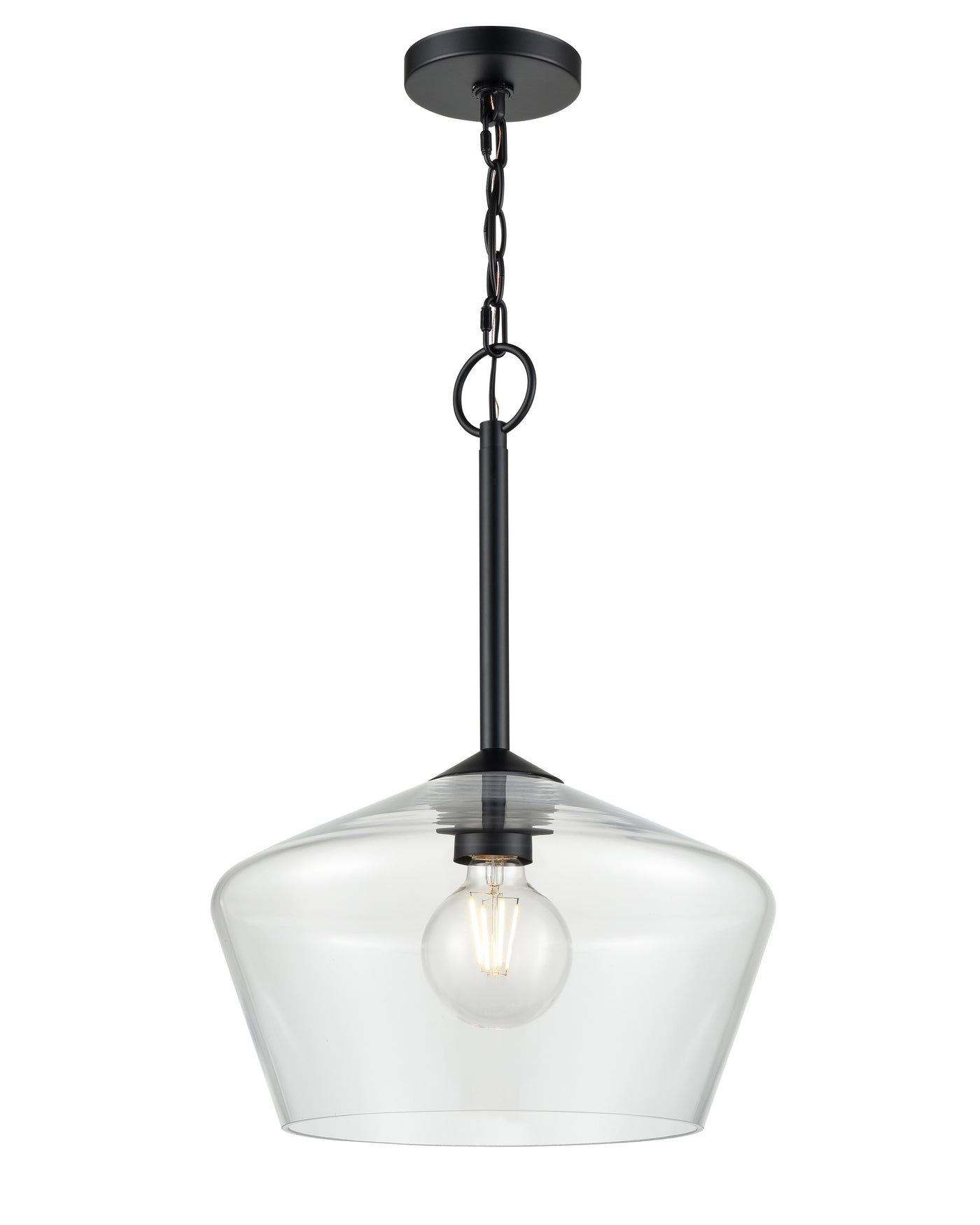 20'' Morbelle Matte Black 1 Light Pendant