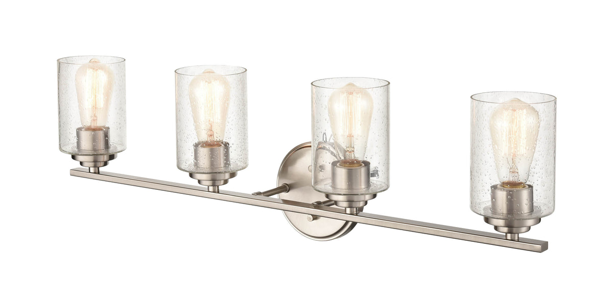 31.13'' Moven Satin Nickel 4 Light Bath Vanity