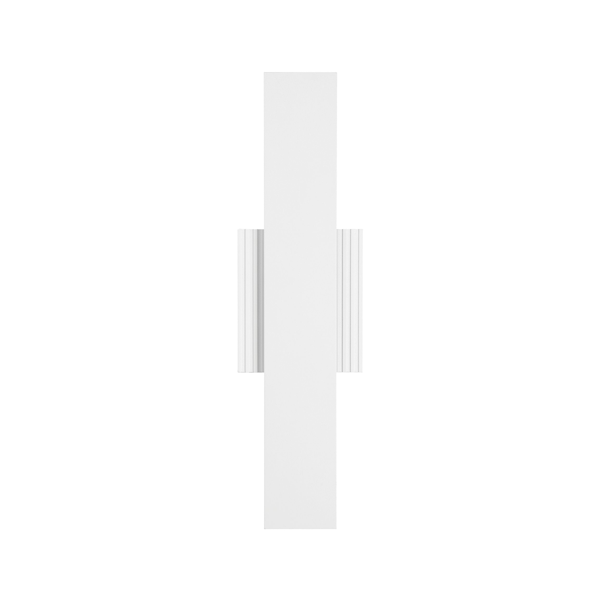 Jacks 22-inch Textured White 5CCT LED Exterior Wall Sconce