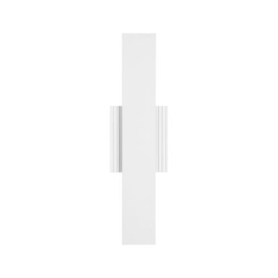 Jacks 22-inch Textured White 5CCT LED Exterior Wall Sconce