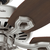 42 inch Builder Brushed Nickel Ceiling Fan with LED Light Kit