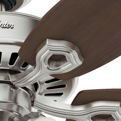 42 inch Builder Brushed Nickel Ceiling Fan with LED Light Kit