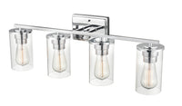27.63'' Verlana Chrome 4 Light Bath Vanity