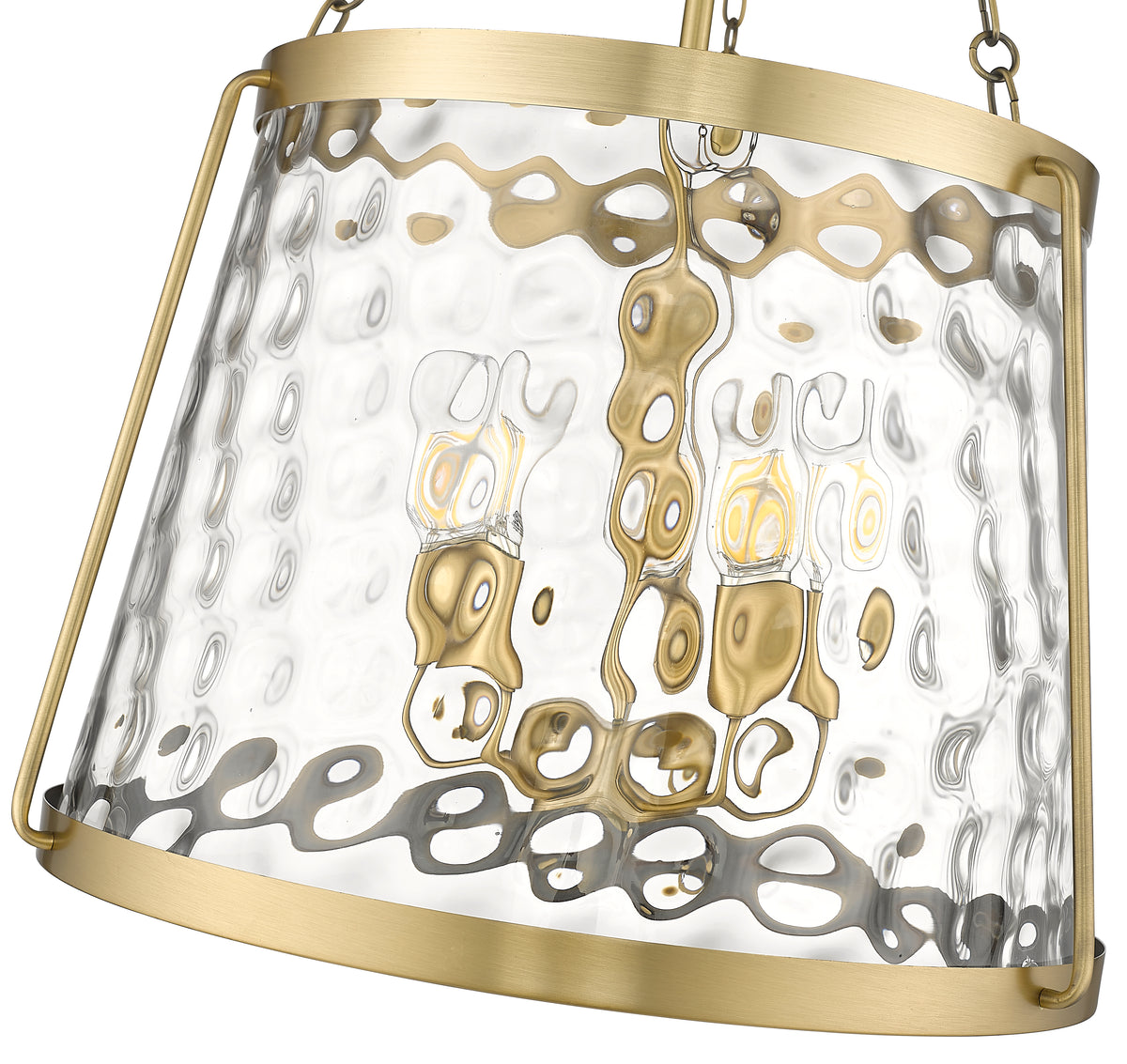 29.88'' Adabella Vintage Brass 5 Light Pendant