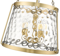 29.88'' Adabella Vintage Brass 5 Light Pendant