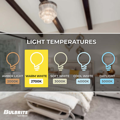 A19 9W Dimmable Frost Filament LED Light Bulb with E26 Base, 2700K, 800 Lumens, 25-Pack