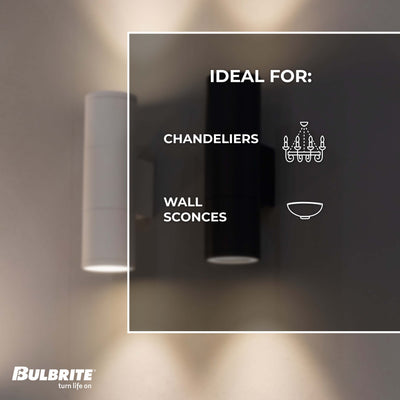 T6 2.5W Dimmable Clear Filament LED Light Bulb with E12 Base, 2700K, 250 Lumens, 6-Pack