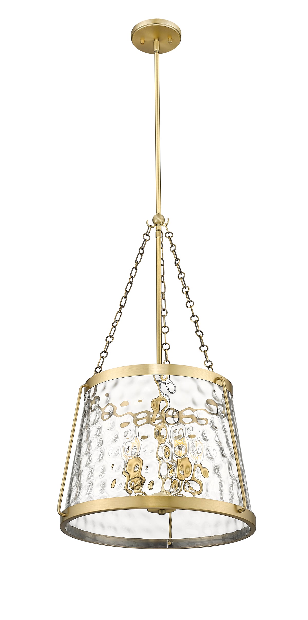 29.88'' Adabella Vintage Brass 5 Light Pendant