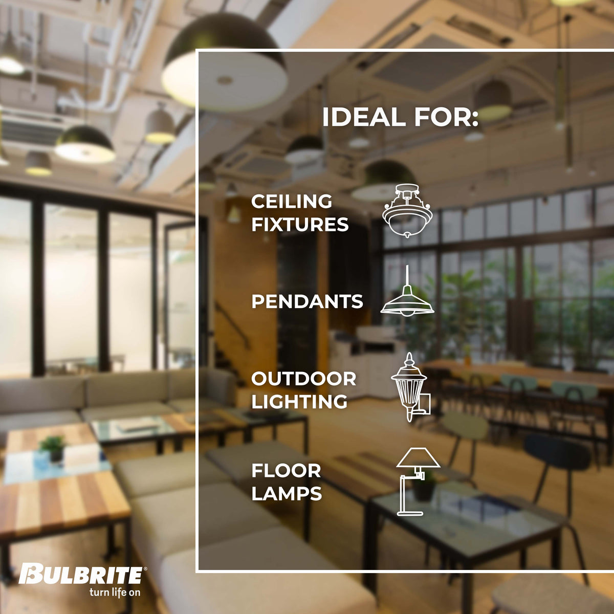ST18 7.6W Dimmable Clear Filament LED Light Bulb with E26 Base, 4000K, 800 Lumens, 4-Pack