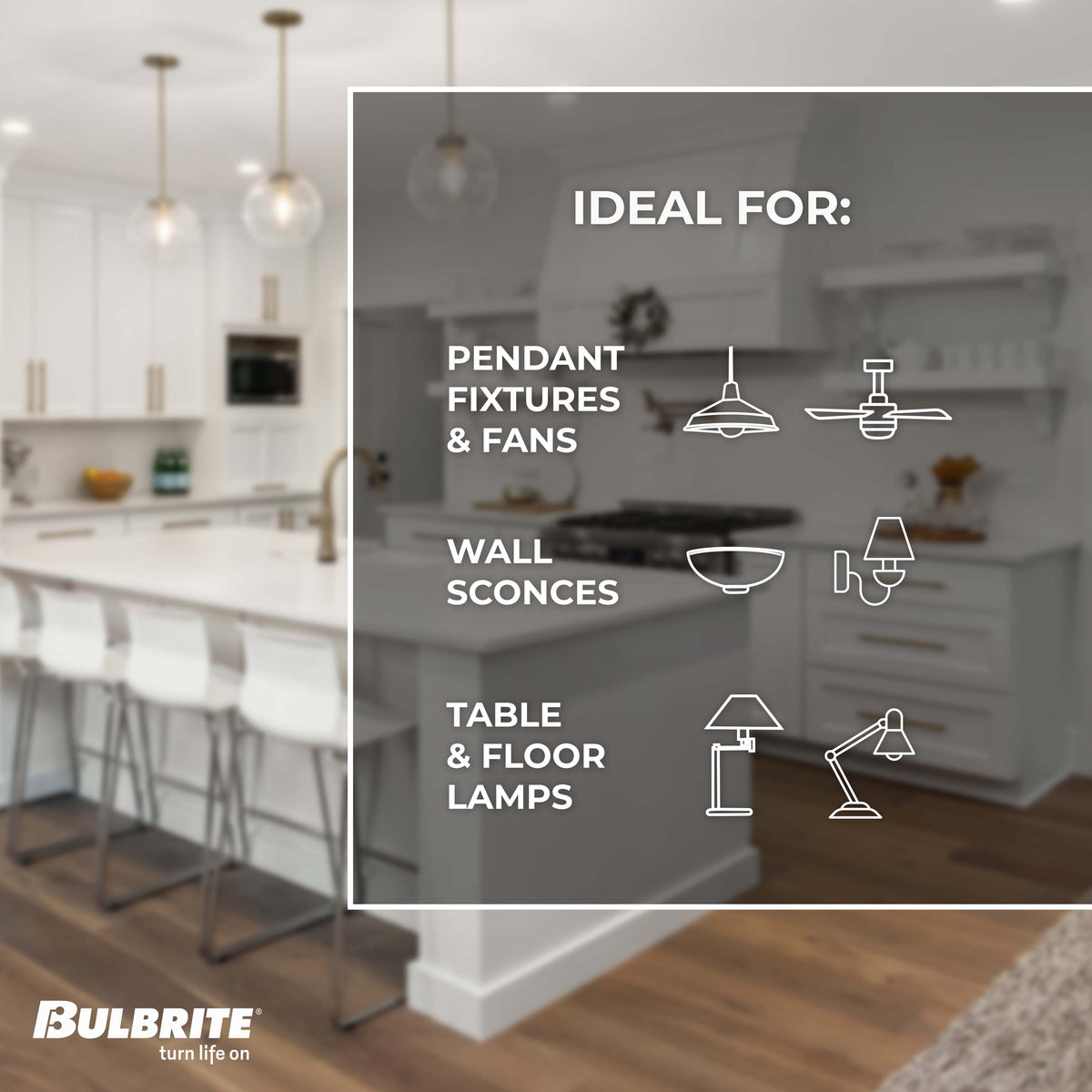 A19 9W Dimmable Frost LED Light Bulb with E26 Base, 5000K, 800 Lumens, 8-Pack