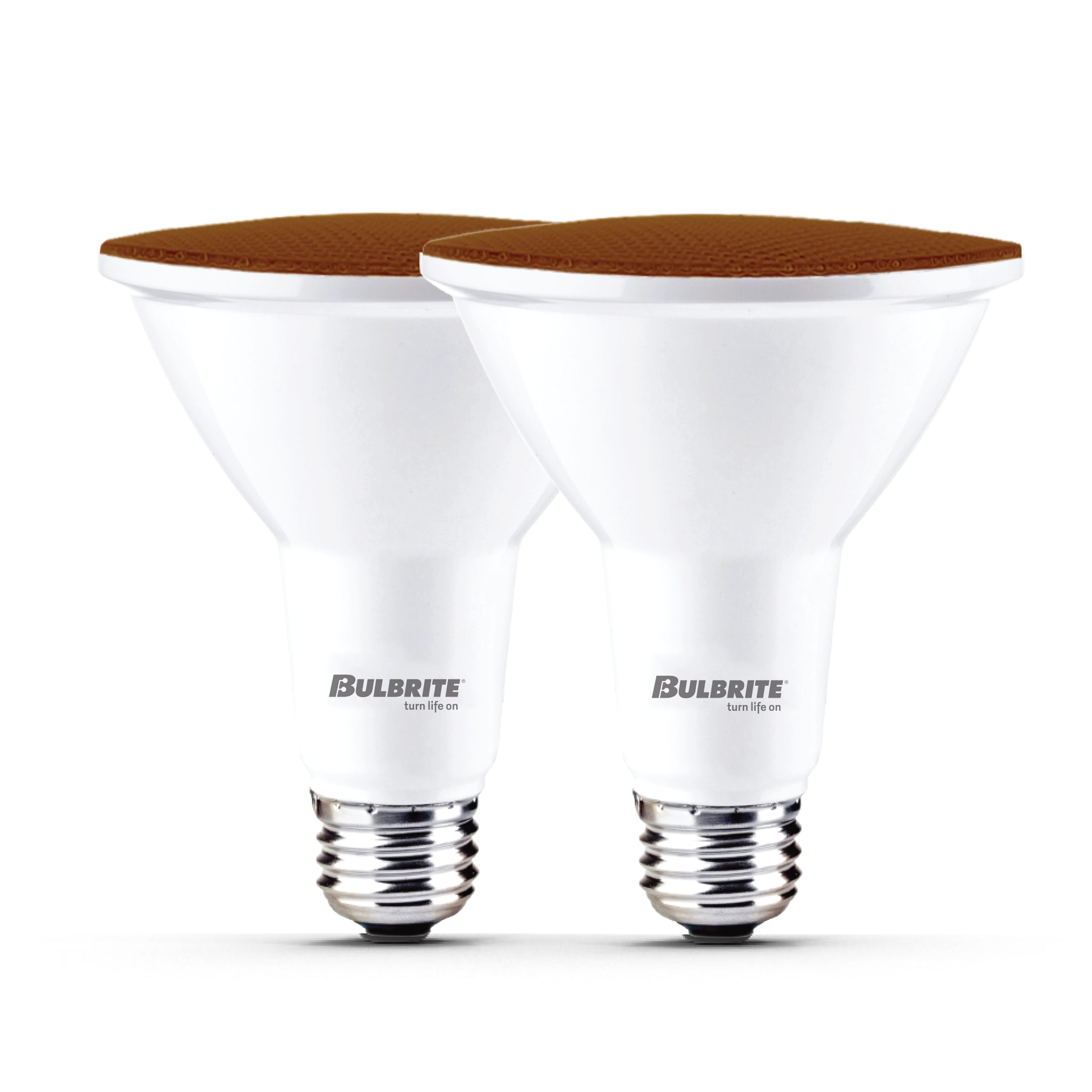 PAR38 15W Dimmable Amber LED Light Bulb with E26 Base, Very Wide Flood, 2-Pack