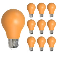 A19 4.5W Dimmable Ceramic Anver Filament LED Light Bulb with E26 Base, 10-Pack