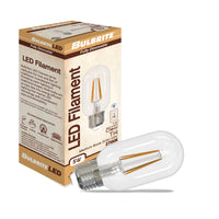 T14 5W Dimmable Clear Filament LED Light Bulb with E26 Base, 2700K, 450 Lumens, 4-Pack