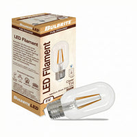 T14 5W Dimmable Clear Filament LED Light Bulb with E26 Base, 3000K, 450 Lumens, 4-Pack
