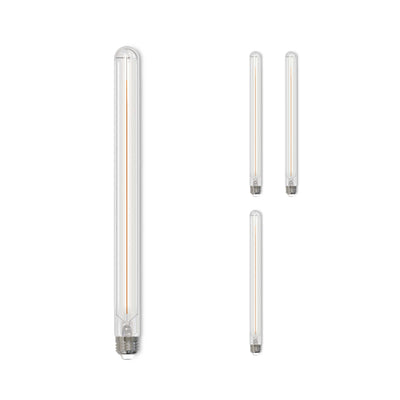 T9L 5W Dimmable Clear Filament LED Light Bulb with E26 Base, 2700K, 400 Lumens, 4-Pack