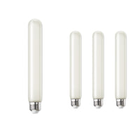 T9 7.5'' 5W Dimmable Frost Filament LED Light Bulb with E26 Base, 2700K, 300 Lumens, 4-Pack
