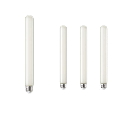 T9 11'' 5W Dimmable Frost Filament LED Light Bulb with E26 Base, 3000K, 350 Lumens, 4-Pack