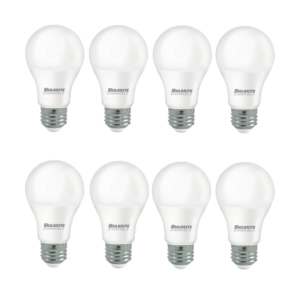 A19 Dimmable Frost Filament LED Light Bulb with E26 Base, 3000K, 800 Lumens, 8-Pack