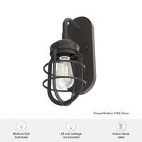 Starklake 14.5-inch 1-light Noble Bronze Wall Sconce with Metal Shade