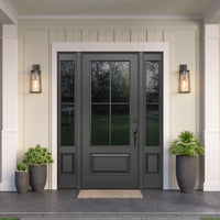7.5'' Dutton Powder Coated Black 1 Light Wall Sconce