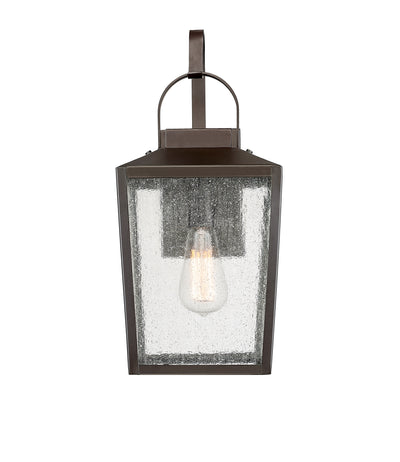 17.88-inch Devens Powder Coated Bronze 1-Light Outdoor Wall Sconce