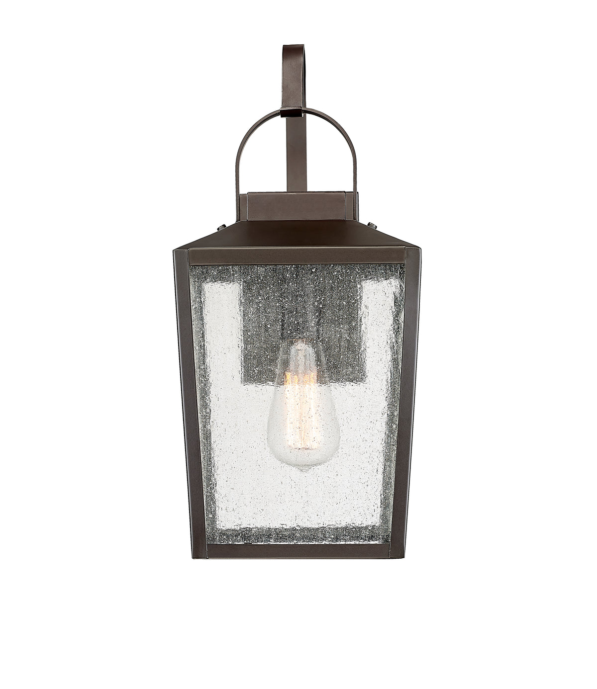 17.88-inch Devens Powder Coated Bronze 1-Light Outdoor Wall Sconce