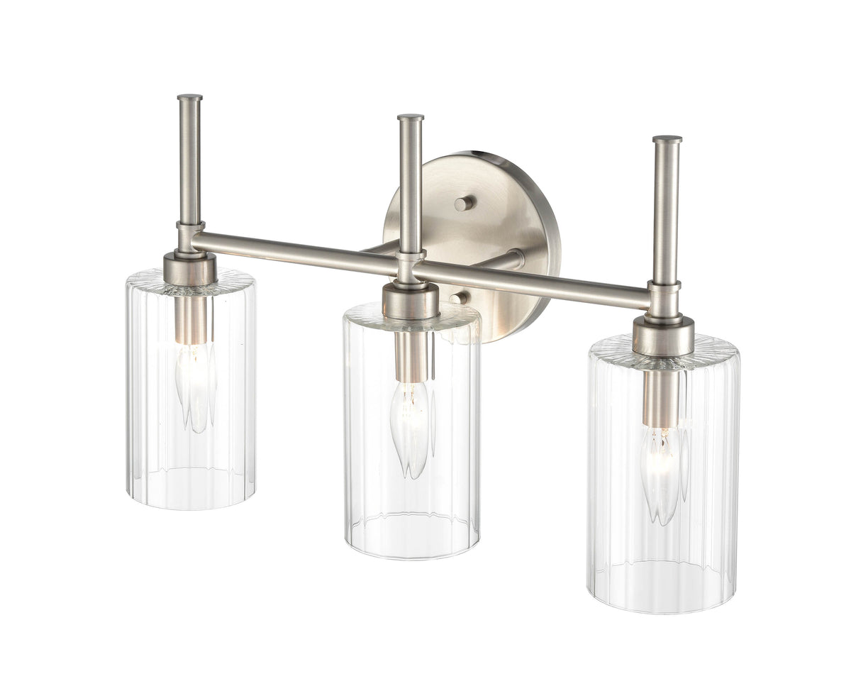 19'' Chastine Brushed Nickel 3 Light Bath Vanity