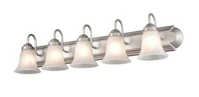 36'' Compana Satin Nickel 5 Light Bath Vanity