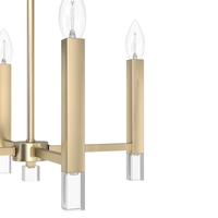 Sunjai 17.25-inch 4-light Alturas Gold Lantern Pendant