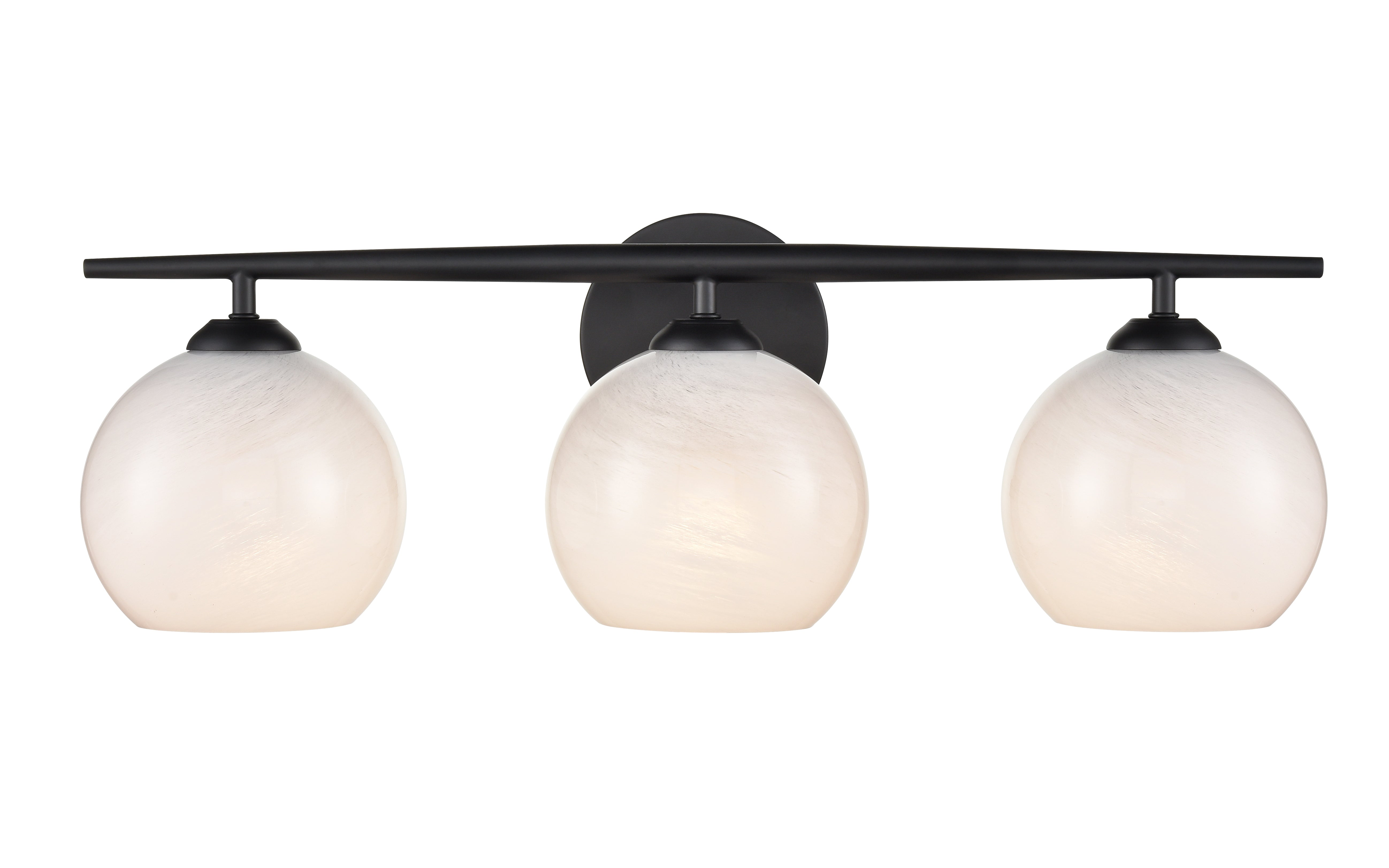 24'' Kimorra Matte Black 3 Light Bath Vanity