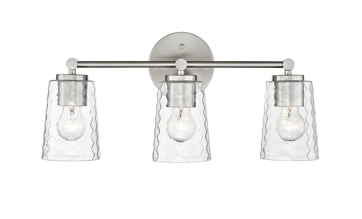 20'' Ashli Brushed Nickel 3 Light Bath Vanity