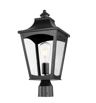 19.5'' Curry Powder Coated Black 1 Light Post Lantern