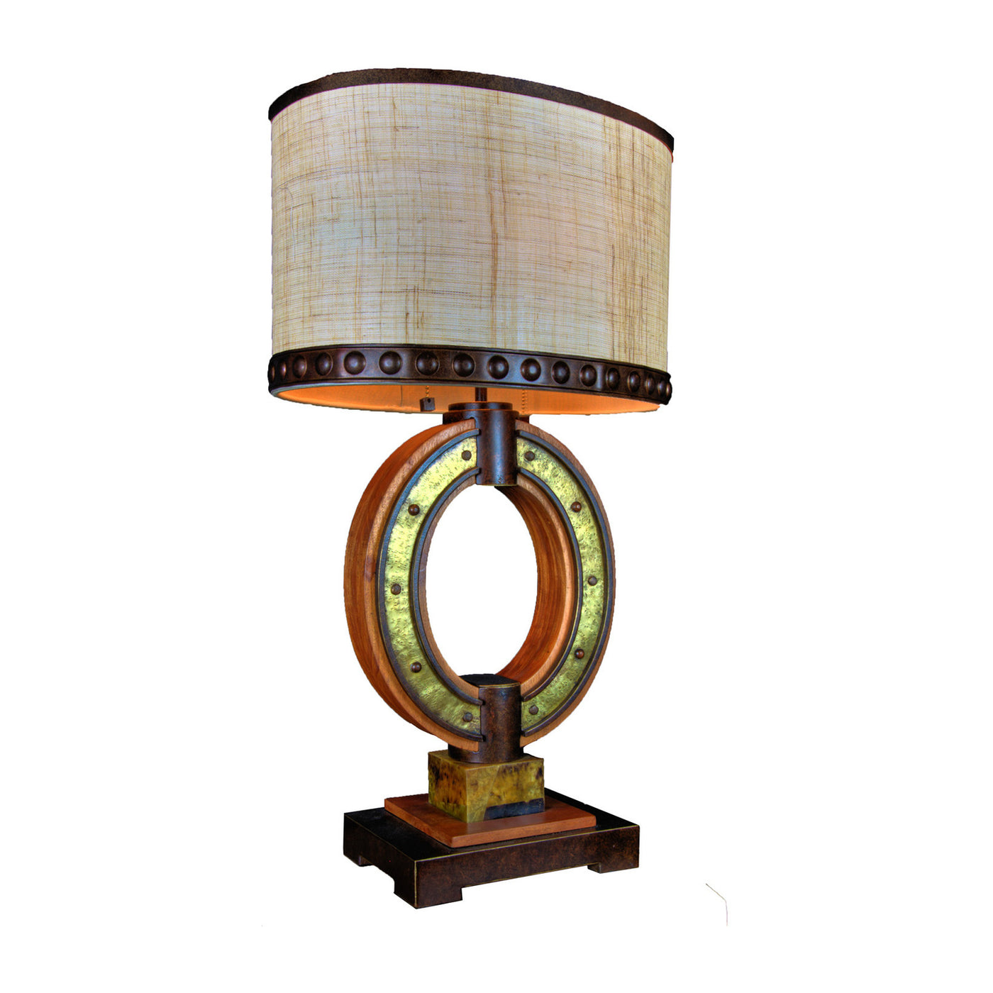 32'' Aspen 2 Light Natural Iron Table Lamp
