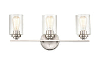 22'' Moven Satin Nickel 3 Light Bath Vanity
