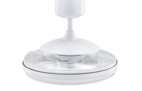 EVO1 48 Inch 1 Light White Fan with Retractable Blades and LED