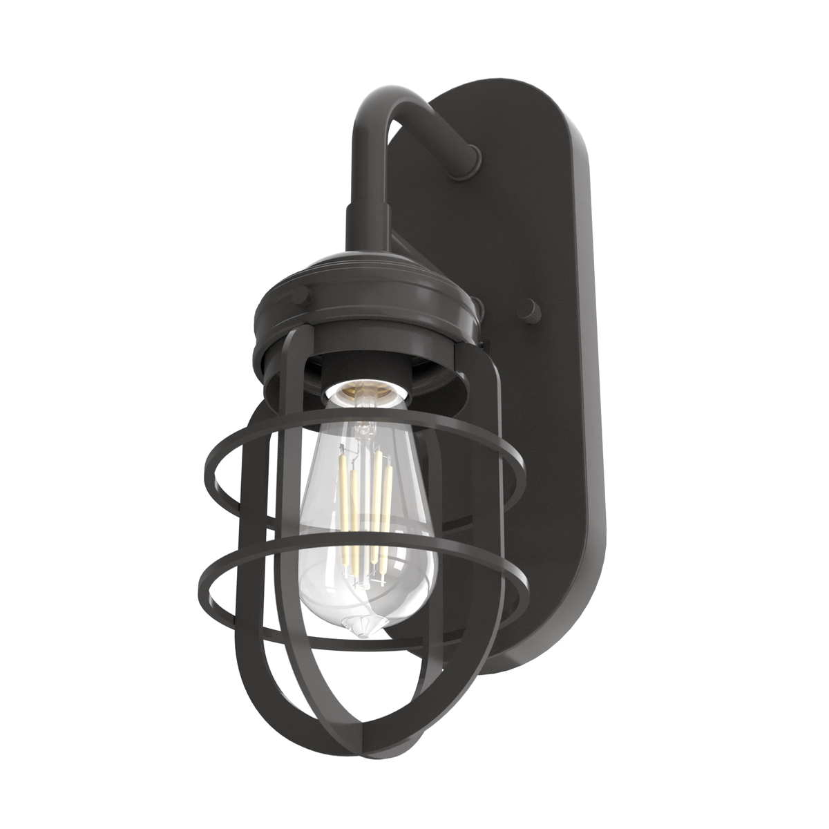 Starklake 14.5-inch 1-light Noble Bronze Wall Sconce with Metal Shade