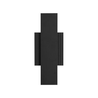 Jacks 15-inch Textured Black 5CCT LED Exterior Wall Sconce