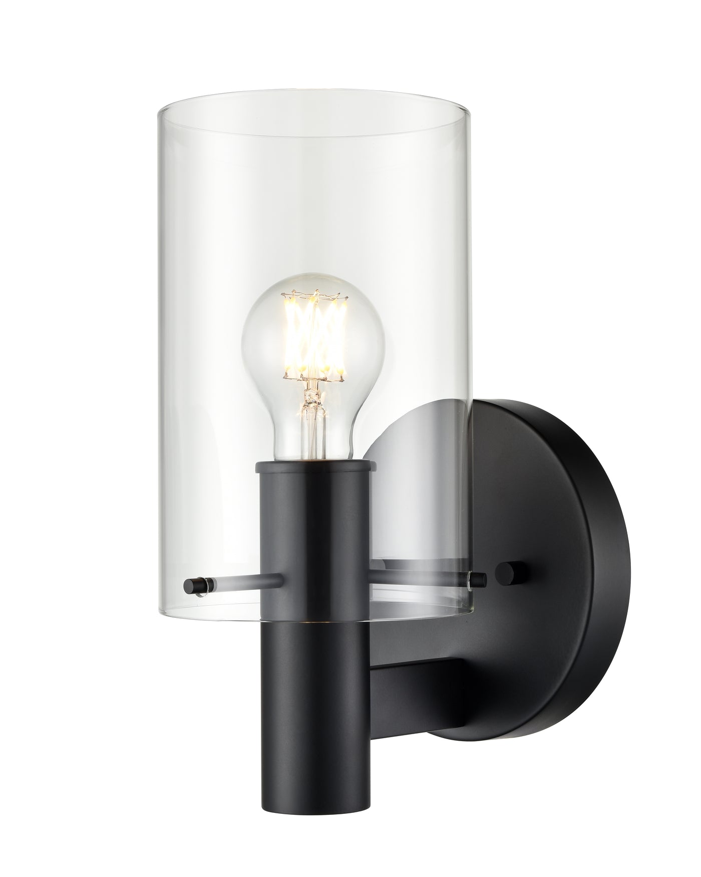 6'' Apolla Matte Black 1 Light Wall Sconce