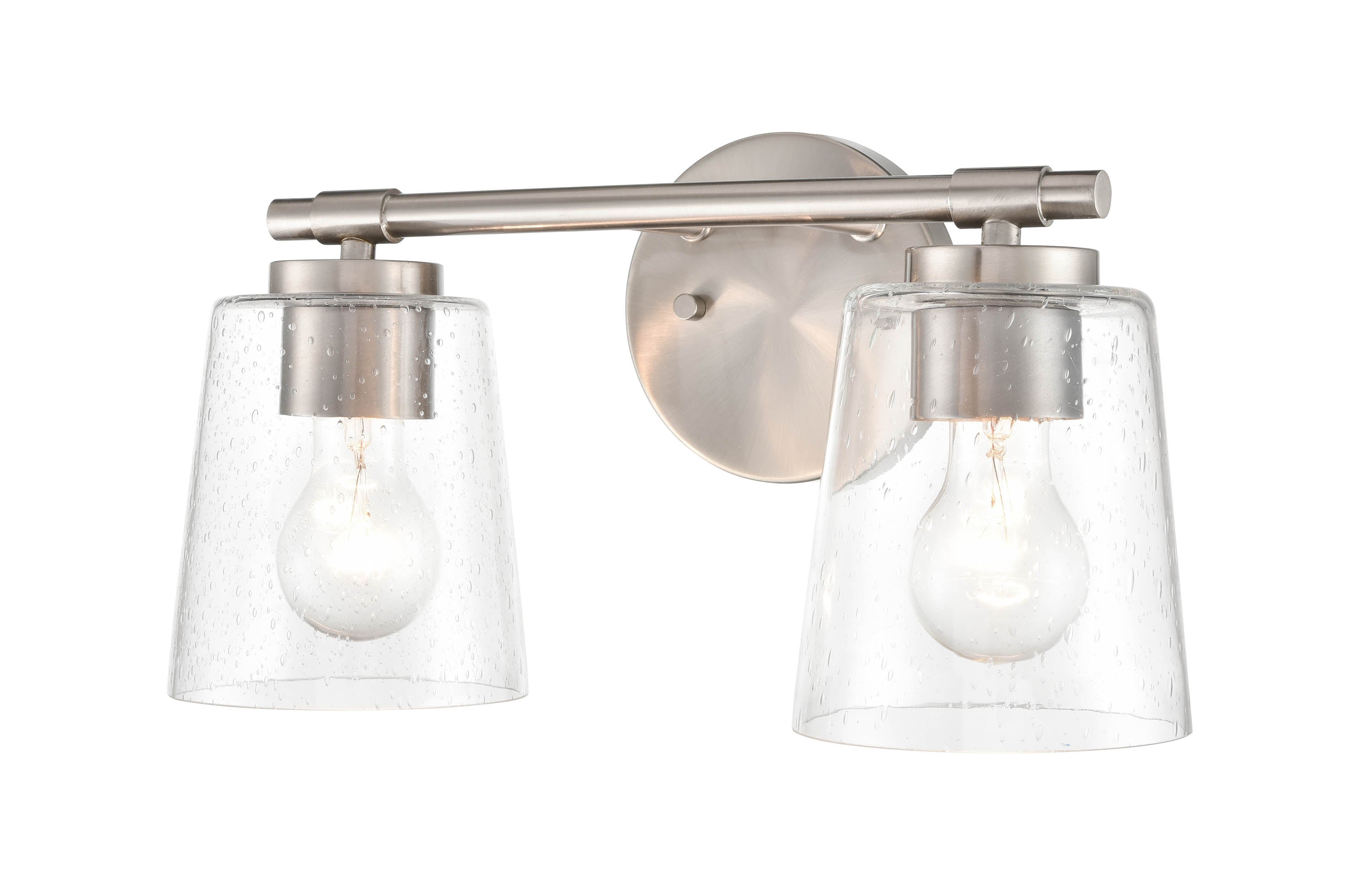 15''  Brushed Nickel 2 Light Bath Vanity