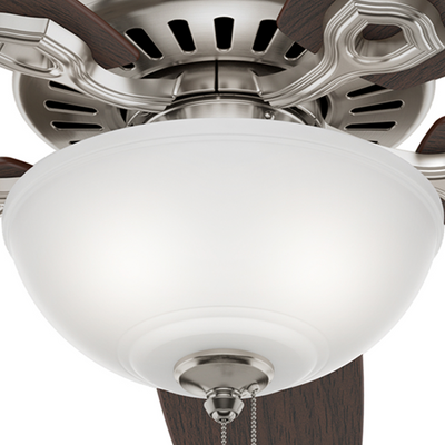 52 inch Builder Brushed Nickel LED Ceiling Fan