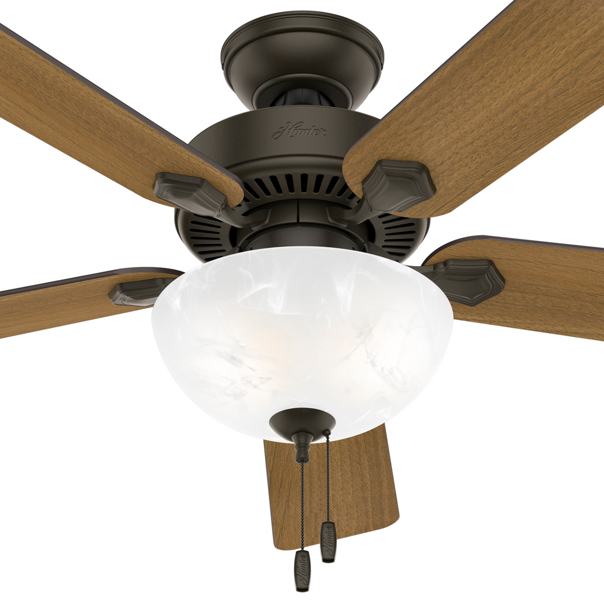 52 inch Swanson New Bronze Ceiling Fan with LED Light Kit and Pull Chain