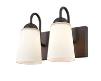 10'' Ivey Lake Rubbed Bronze 2 Light Bath Vanity