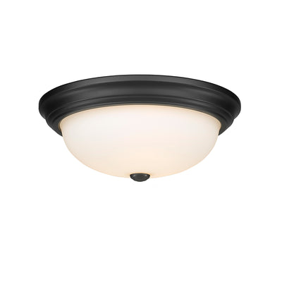 5.75'' Kipson Matte Black 3 Light Flush Mount