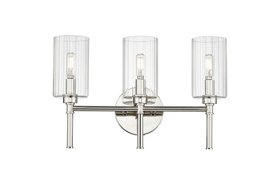 19'' Chastine Polished Nickel 3 Light Bath Vanity