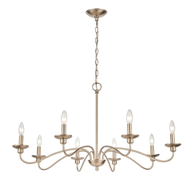20.5'' Delvona Modern Gold 8 Light Chandelier