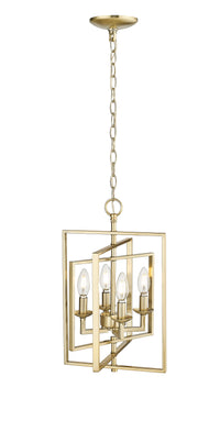 18.25'' Nellis Modern Gold 4 Light Pendant