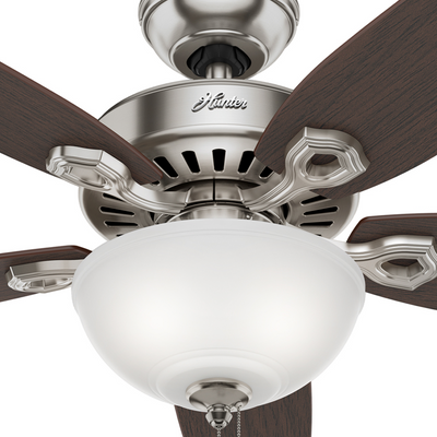 52 inch Builder Brushed Nickel LED Ceiling Fan