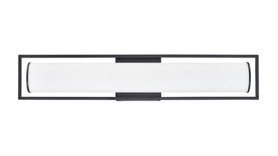 24'' Teylor Matte Black  Vanity Light